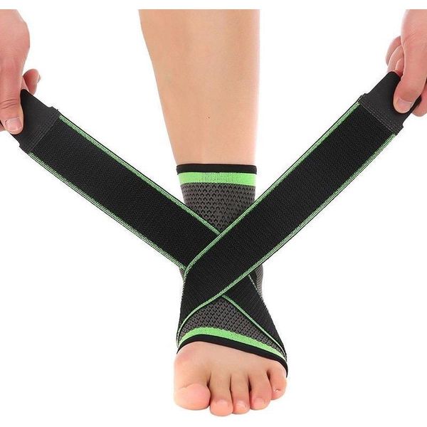 Jumada's - Fascia Per Caviglia - Fascia Regolabile Per Caviglia - Supporto Per Caviglia - Verde/Nero - Taglia Xl-image