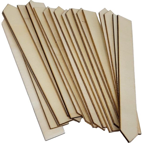 Jumada's - Etichette Economiche In Legno Per Piante - 20 Pezzi - Senza Pennarello - Per Cartellini Per Piante - Etichette - Spilli - Etichette - Cartellini Da Giardino-image