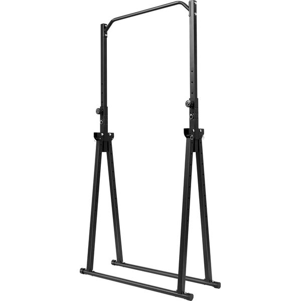 Stazione Per Trazioni Triangolare - Barra Per Trazioni Indipendente - Regolabile In Altezza - Acciaio Al Carbonio - Portata Massima 200 Kg - Allenamento Della Forza - Per L'allenamento A Casa - Nero-image
