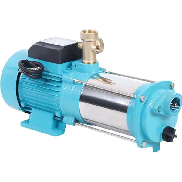 Pompa Dell'acqua - MC-6SA Pompa Centrifuga Autoadescante Per Aumento Della Pressione - 1300 W - 9,8 Bar - Automatica - Acciaio Inossidabile - 220-230 V Spina Ue - Turchese-image