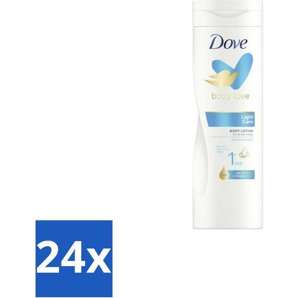 Dove Lozione Corpo Light Care 400 Ml - Confezione Risparmio - 24 Pezzi-image