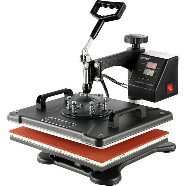 Pressa A Caldo 8 In 1 Macchina Pressa A Caldo 38X30 Cm Pressa Per Magliette Macchina Per La Stampa Su Tazze Macchina Multifunzionale Per Trasferimento Termico Per Magliette, Tazze, Cappelli, Piatti E Stampa A Sublimazione-image