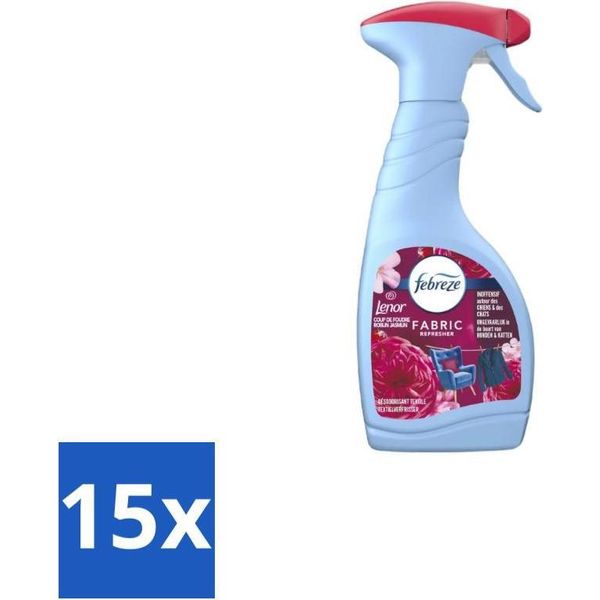 Febreze – Spray Per Tessuti – Gelsomino Rubino – 500 Ml - Confezione Risparmio - 15 Pezzi-image