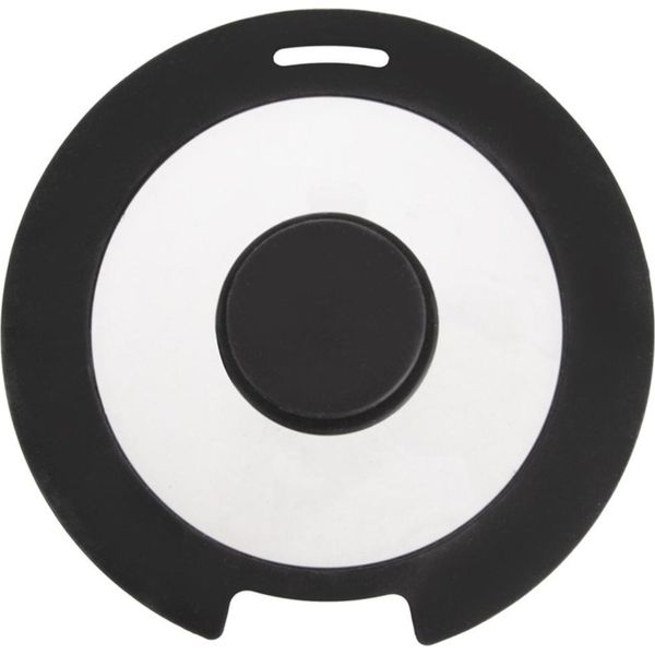 Orion | Coperchio In Silicone Per Pentole E Padelle - Coperchio In Silicone In Vetro - 19 Cm - Coperchio In Vetro - Con Manico In Silicone - Grande Combi-image