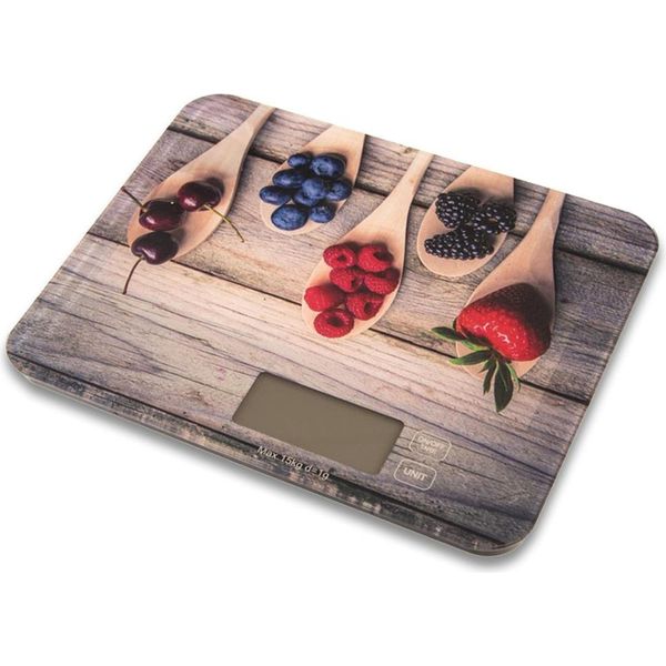 Orion | Bilancia Da Cucina Piatta Digitale - Vetro - Bilancia Elettronica Piatta - 15 Kg - Funzione Aggiungi Al Peso-image