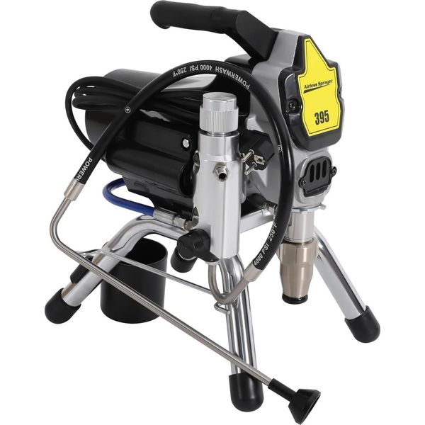 Spruzzatore Airless Ad Alta Pressione - Pistola A Spruzzo - 1800 W - Max 3300 Psi - Distanza Di Spruzzo 35-50 Cm - Spina Ue 220 V - Nero-image