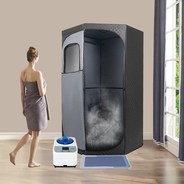 Sauna A Vapore Portatile - Sauna Box Personale - Per Interni - Set Spa Domestico - Relax - Per La Casa E Il Bagno-image