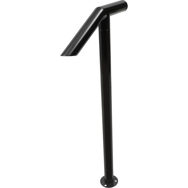 Ringhiera Per Scale - Corrimano Per 1-2 Gradini - Ghisa - Portata 100 Kg - Nero-image