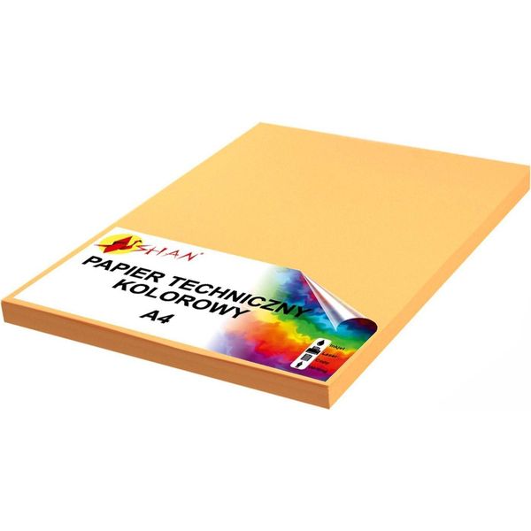 Carta Tecnica A4 160G Giallo Camoscio 50 Fogli-image