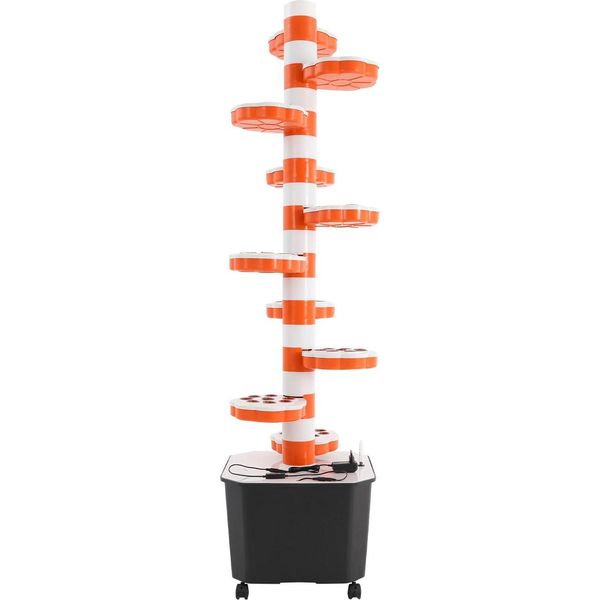 Torre Per Coltivazione Idroponica - Sistema Idroponico Verticale - 10 Livelli - Con Timer - Multicolore-image