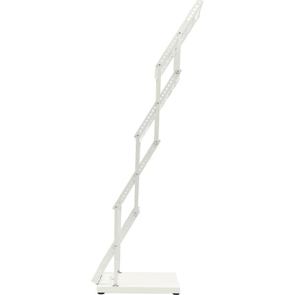 Espositore Per Brochure A4 - Espositore Pieghevole A 4 Ripiani - Portatile - Per Cataloghi E Volantini - 40×18×29 Cm - Bianco-image