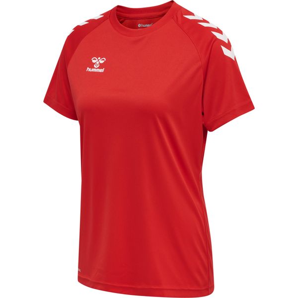 Hummel Hmlcore Xk Core Poly Tee S/S Donna, True Red, Xs-image
