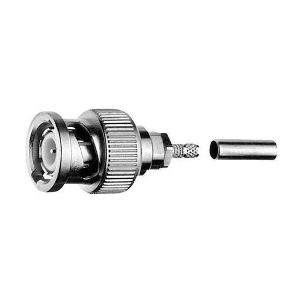 TelegäRtner Bnc-Kabelstecker Crimp G07, G29 50 Ohm, Crimp/Crimp, Basic, A2903, G07 (RG-316/U), G29 (0,45/1,4)-image