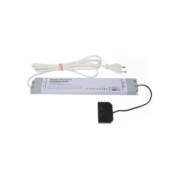 Convertitore Led 230 V 12 V 60 W Distributore A 6 Vie L&S-image