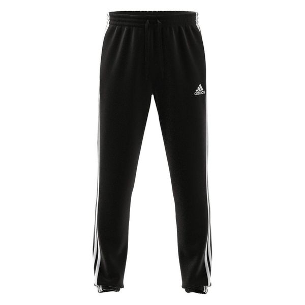 Adidas Pantaloni Essentials Tapered Elasticcuff 3 Stripes, GK8829, Taglia: 164-image