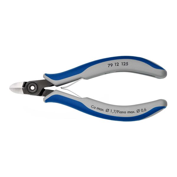 Knipex 79 12 125 PräZisions-Elektronik-Seitenschneider Mit Mehrkomponenten-HüLlen BrüNiert 125 Mm)-image