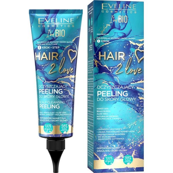 Eveline Cosmetics Hair 2 Love Scrub Detergente Per Il Cuoio Capelluto, 125 Ml-image
