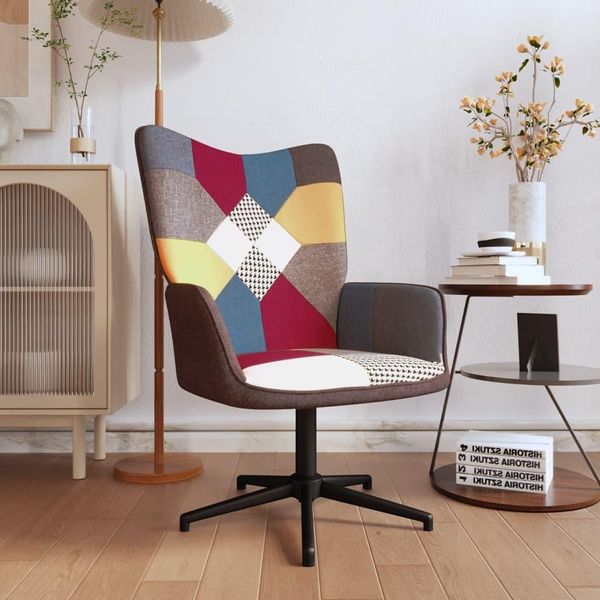 The Living Store Relaxsessel Patchwork Stoff-image