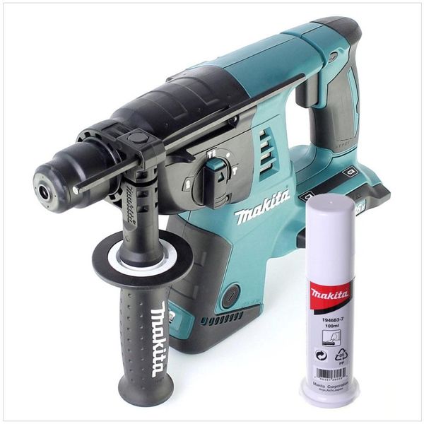 Makita Dhr 263 Z Sds-Plus Trapano A Percussione A Batteria 36 V Li-Ion 3,0 Joule Con Grasso Per Punte Makita 194683-7 In Tubo Da 100 Ml-image