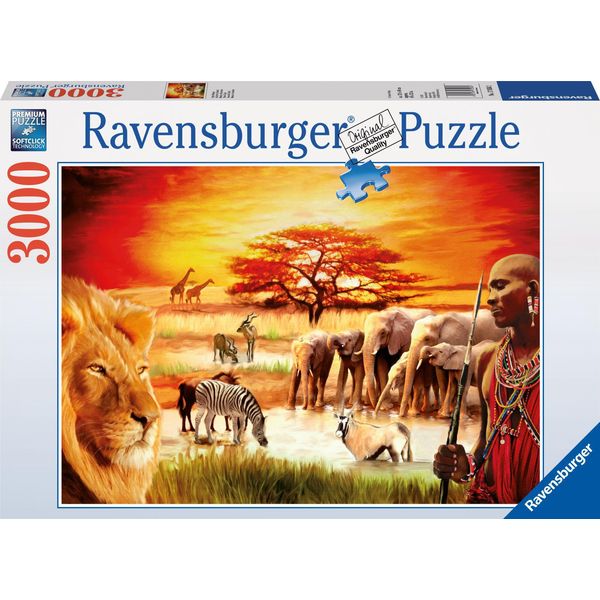 3000-Piece Puzzle: The Pride Of The Maasai. For Adults And Children. Landscapes And Nature. Ages 14 And Up Ravensburger-image