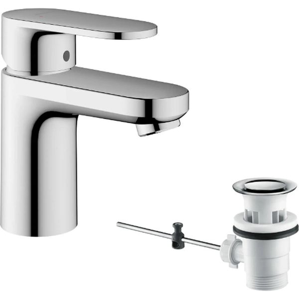 Hansgrohe Vernis Blend Mitigeur Monocommandé Pour Lavabo, Avec Vidage à Tirette, Saillie 89 Mm, 71550000, 71550000-image