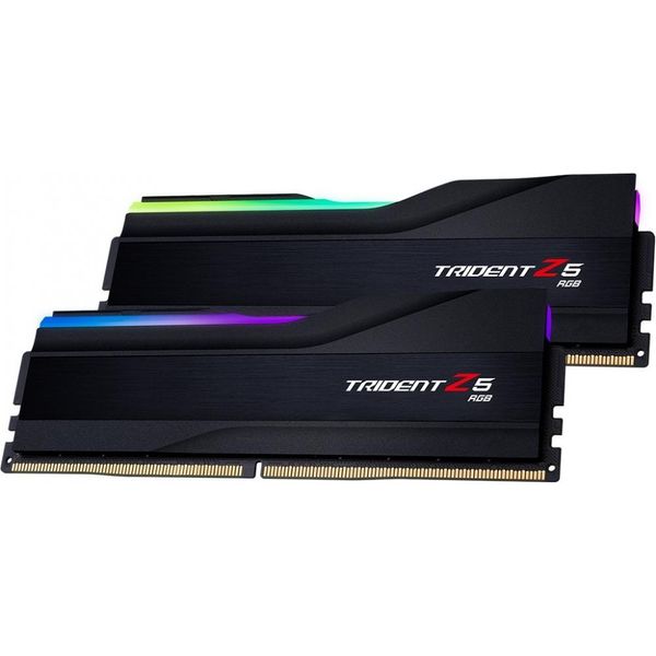 G.Skill Trident Z5 Rgb - DDR5 - Kit - 64 Gb: 2 X 32 Gb - Dimm 288-PIN - 3200 Mhz / PC5-51200 - CL32 - Nonecc - Spazzolato-image