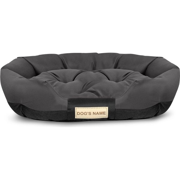 Lettino Per Cani 115X95 Cm Personalizzato Impermeabile Nero-image