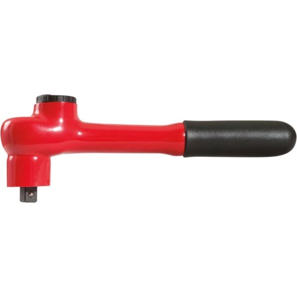 Ks Tools Cricchetto Reversibile Da 1/4" Con Isolamento Protettivo 32 Denti - 117.1401"-image