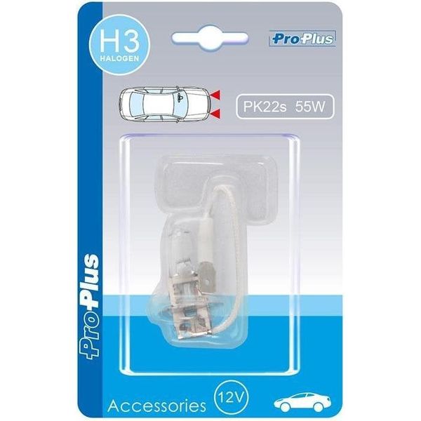 Lampadina Per Auto 12V 55W Pk22S H3 In Blister-image
