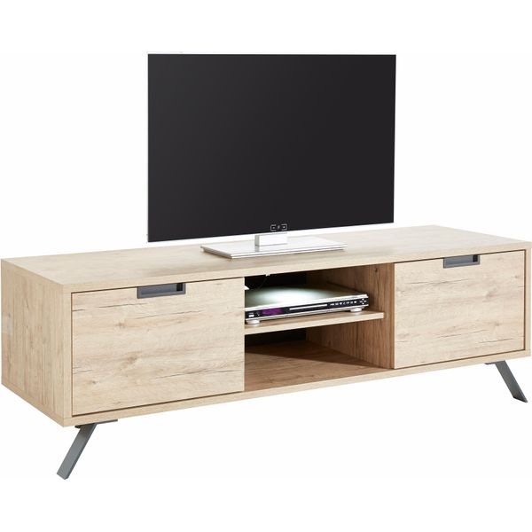 Lowboard Home Affaire "Palma", Braun (Eichefarben), B:156Cm H:51Cm T:50Cm, Sideboards, Lowboard, Breite 156 Cm-image