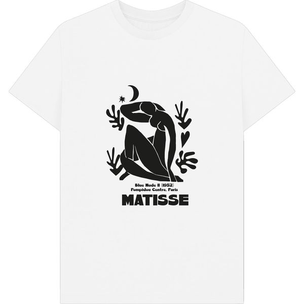 Apoh - Maglietta "Blue Nude Ii"" Per Uomo/Donna Unisex PN1328 (Xxl) (Bianco)"-image