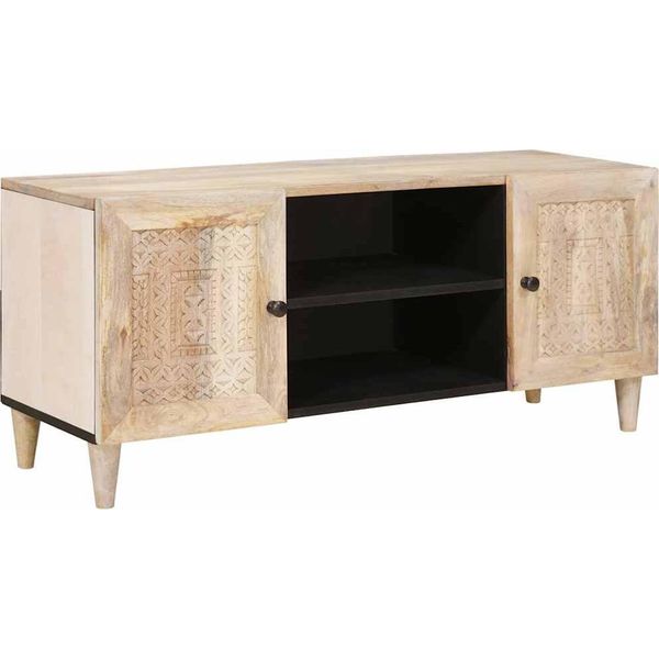 Syfax™ Unità Tv Con Porta Bianco 105 X 33 X 46 Cm Legno Multistrato-image