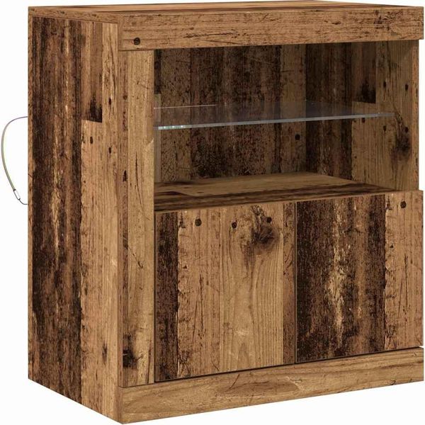 Syfax™ Madia Led Marrone 60,5 X 37 X 67 Cm Legno Multistrato-image