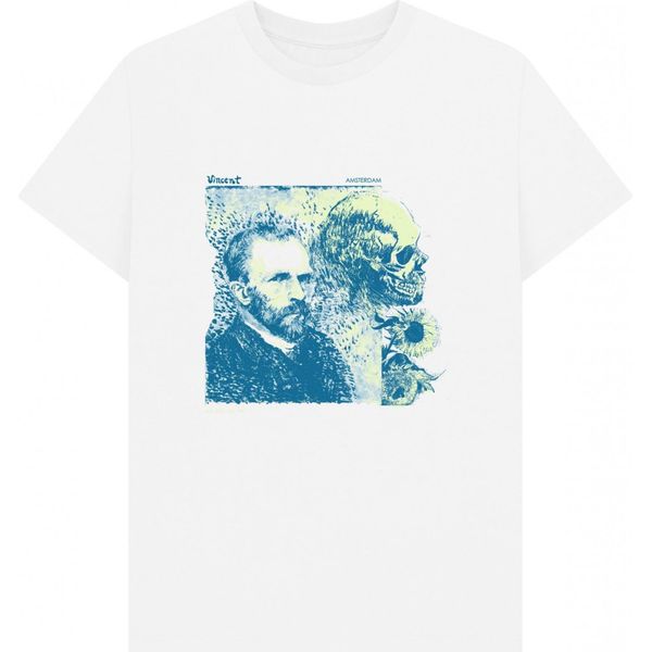 Apoh - Maglietta "Skull"" Per Uomo/Donna Unisex PN1794 (M) (Bianco)"-image