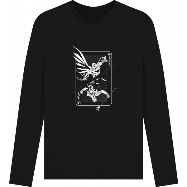 Dc Comics - Maglietta "Batman Vs Joker"" Per Uomo/Donna Unisex PN1540 (Xl) (Nero)"-image