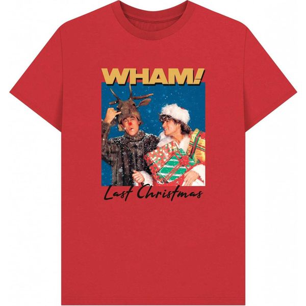 Wham - Maglietta "Last Christmas"" Per Uomo/Donna Unisex PN2074 (M) (Rosso)"-image