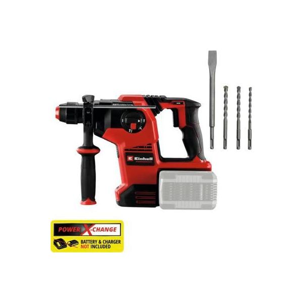 Trapano A Percussione A Batteria Einhell Power X-Change TP-HD 36/30 Li, Senza Batteria E Caricabatteria-image