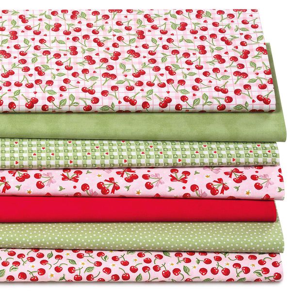 Patchwork- Und Quiltpaket "Kirschenzeit", Rosa-Color-image