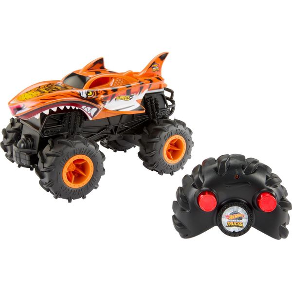 Mattel Hot Wheels Monster Trucks Zdalnie Sterowana CiężAróWka Tiger Shark | Mattel-image