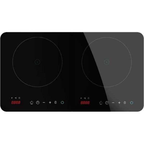 Cecotec Full Magma Double Nero Superficie Piana 56 Cm Piano Cottura A Induzione 2 Fornelli-image