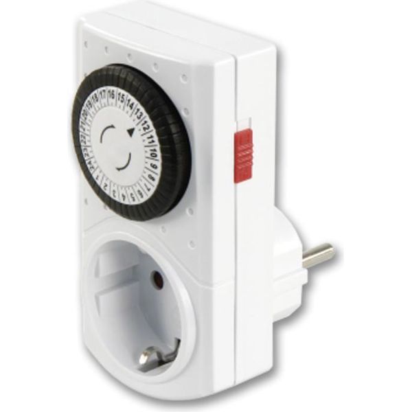 Timer Giornaliero Meccanico (24H, Intervalli Di 30Min, Max 3680W)-image