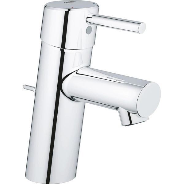 Grohe Concetto Mitigeur Monocommandé Pour Lavabo, S-Size, Saillie 101Mm, Vidage à Tirette, Chrome, 32204001, 32204001-image