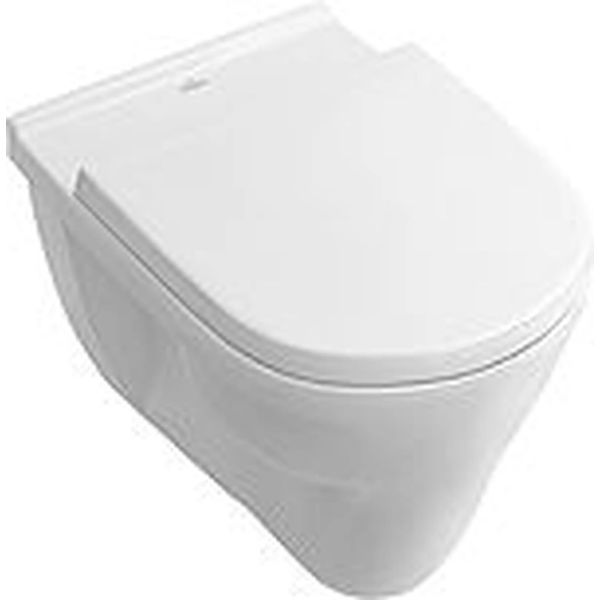 Villeroy & Boch O.Novo, Vaso A Parete Con Scarico Piatto 360 X 560 Mm - Bianco Alpino - 56621001-image