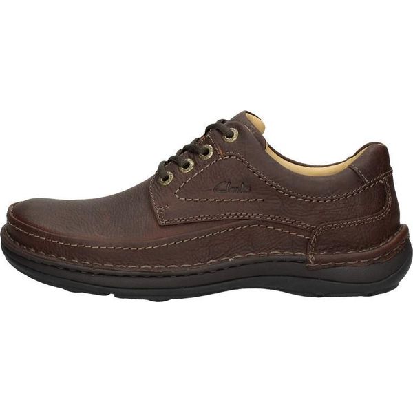 Clarks Nature Three - Pelle Liscia Marrone Scuro Taglia: 40 Normale-image