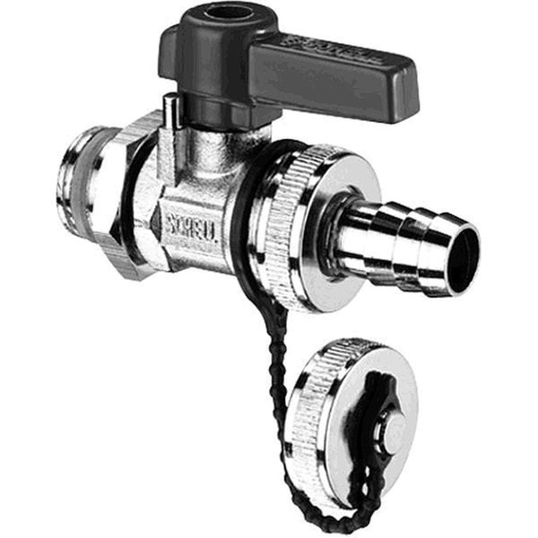 Valvola A Sfera Schell Kfe Da 1/2" Con Maniglia A Leva, Cromo Opaco"-image