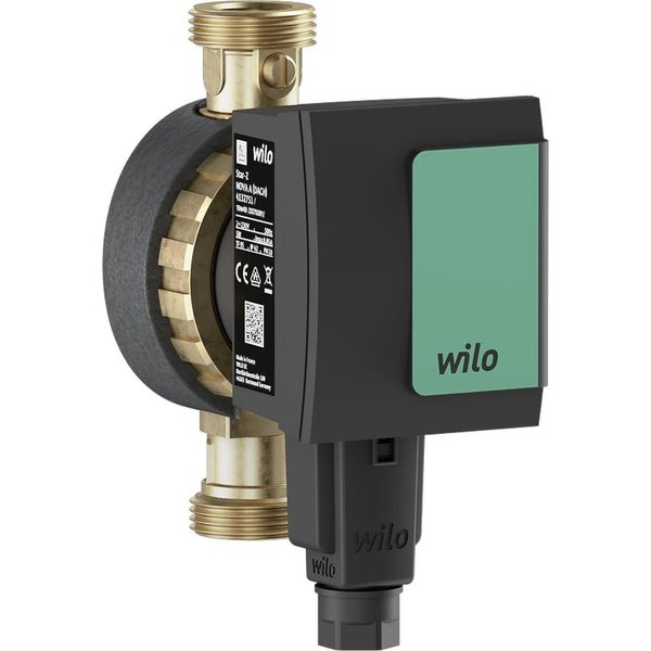 Pompa A Rotore Bagnato Wilo Ad Alta Efficienza Star-Z Nova A, G1-PN10, 1X230V, 5W-image