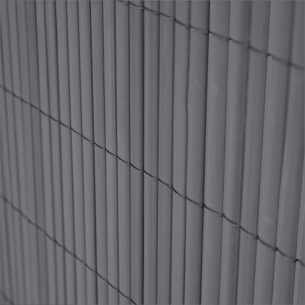 Stuoia Di Protezione Ribelli In Pvc Per Privacy Recinzione Balcone Frangivento 120 X 400 Cm, Antracite - B-Buono Molto Buono-image
