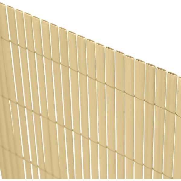 Ribelli Privacy Screen Mat Schermo In Pvc Per Recinzione Privacy Circa 0,9 X 5M Bambù - B-Merce Come Nuova-image