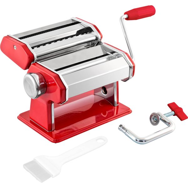 Macchina Per Pasta Bremermann In Acciaio Inox/Metallo Rosso - Per Spaghetti, Pasta E Lasagne-image