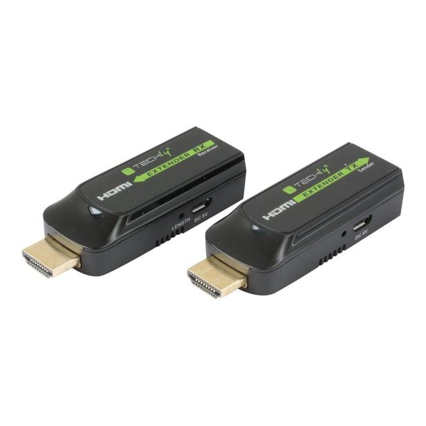 Techly IDATA-EXT-E70S Techly Hdmi Ext./VerstäRker Full Hd Via Cat.6/6A/7 40M-image
